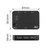 ACT switch HDMI 4K 3x1 nero 60Hz 1920x1080 3840x2160