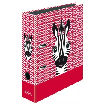 Raccoglitore ad anelli Herlitz maX.file A3 rosso D-ring presentazione