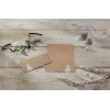 Sigel busta natalizia Orso polare con stella cadente, DIN lungo, gommata, carta kraft 100 g/m2, senza finestra