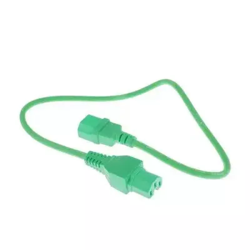 ACT AK5302 cavo di alimentazione C14 - C15, 0,6 m, verde