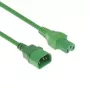 ACT AK5310 cavo di alimentazione C14 - C15, 2 m, verde
