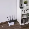 Hama mini scatola portacavi da scrivania/pavimento bianca