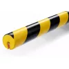 Protezione angolare da parete Durable 1126130 arrotondata poliuretano nero giallo 1000 mm