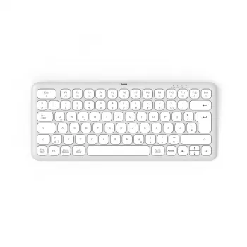 Hama WK-500 tastiera Home/Office RF Wireless + Bluetooth QWERTZ tedesco grigio, bianco