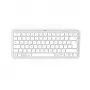 Hama WK-500 tastiera multi-dispositivo, compatta, wireless RF + Bluetooth, QWERTZ tedesco, bianca