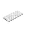 Hama WK-500 tastiera multi-dispositivo, compatta, wireless RF + Bluetooth, QWERTZ tedesco, bianca
