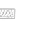 Hama WK-500 tastiera multi-dispositivo, compatta, wireless RF + Bluetooth, QWERTZ tedesco, bianca