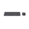 Hama WKM-500 Multi-Device set tastiera e mouse wireless, compatto, QWERTZ tedesco, nero