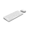 Hama WKM-500 Tastiera e mouse con Home USB + RF Wireless + Bluetooth QWERTZ Tedesca grigio, bianco