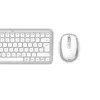 Hama WKM-500 Tastiera e mouse con Home USB + RF Wireless + Bluetooth QWERTZ Tedesca grigio, bianco