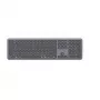 Hama WK-550 Tastiera Home/Office RF Wireless + Bluetooth QWERTZ Tedesca nero, grigio scuro