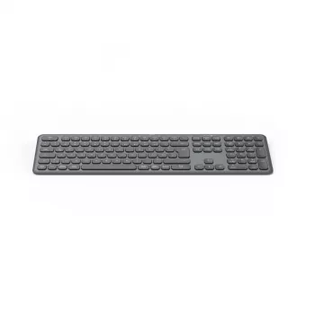 Hama WK-550 Tastiera Home/Office RF Wireless + Bluetooth QWERTZ Tedesca nero, grigio scuro