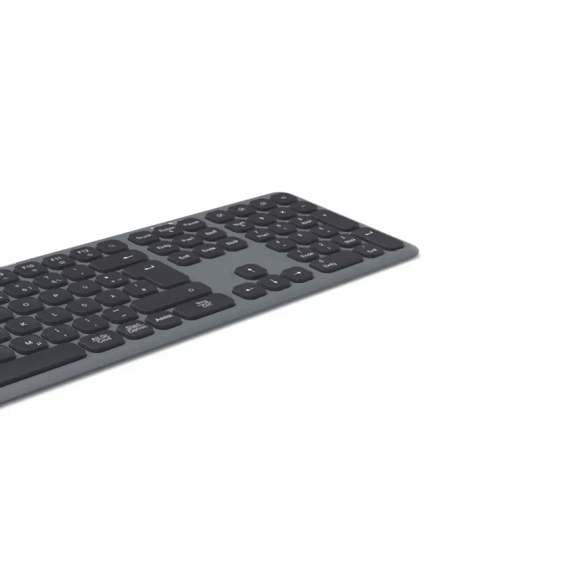 Hama WK-550 Tastiera Home/Office RF Wireless + Bluetooth QWERTZ Tedesca nero, grigio scuro