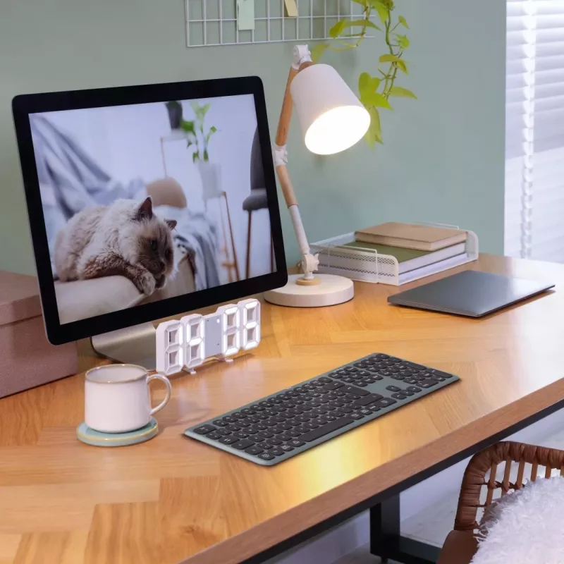 Hama WK-550 Tastiera Home/Office RF Wireless + Bluetooth QWERTZ Tedesca nero, grigio scuro