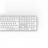 Hama WK-550 Tastiera Home/Office RF Wireless + Bluetooth QWERTZ Tedesca grigio, bianco