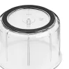 WMF Gourmet 18.7678.6040 tritatutto manuale nero, trasparente