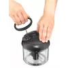 WMF Gourmet 18.7678.6040 tritatutto manuale nero, trasparente