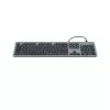 Hama CK-400 Tastiera Home/Office USB QWERTZ Tedesca nero, grigio scuro