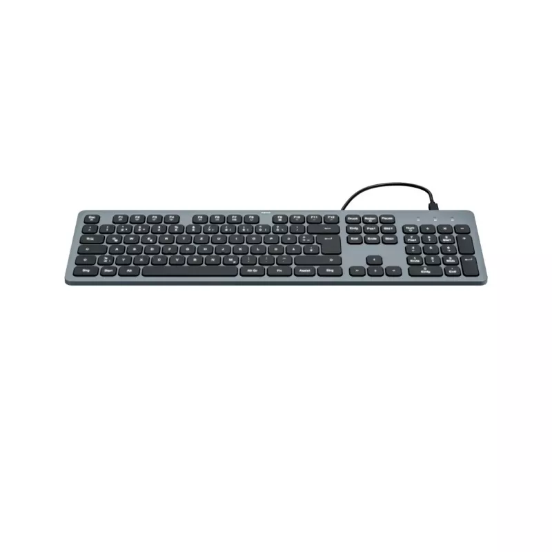Hama CK-400 Tastiera Home/Office USB QWERTZ Tedesca nero, grigio scuro