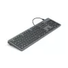 Hama CK-400 Tastiera Home/Office USB QWERTZ Tedesca nero, grigio scuro