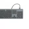 Hama CK-400 Tastiera Home/Office USB QWERTZ Tedesca nero, grigio scuro
