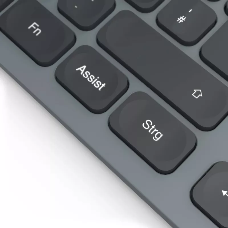 Hama CK-400 Tastiera Home/Office USB QWERTZ Tedesca nero, grigio scuro