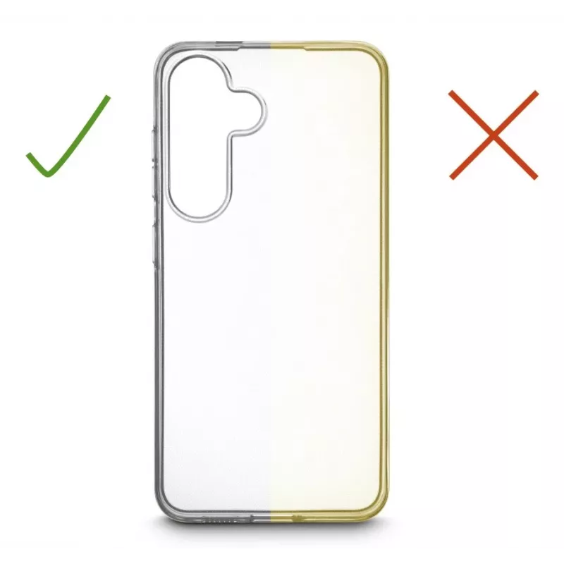 Hama Always Clear 00080543 custodia per cellulare per Samsung Galaxy S25 Edge, trasparente