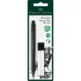 Gomma per cancellare a penna Faber-Castell Precision Pen gomma in plastica nero, 1 pezzo