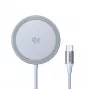 UGREEN MagFlow W753 Qi2 base di ricarica wireless magnetica, 25 W, argento