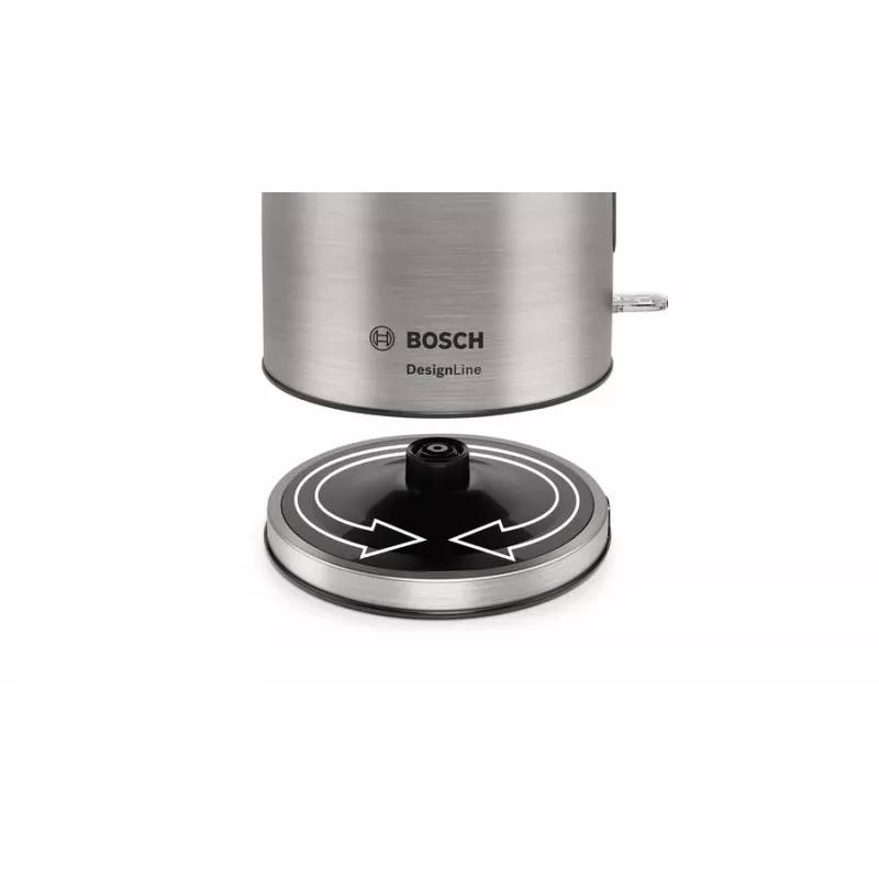 Bosch TWK5P480 bollitore 1,7 L 2400 W nero, acciaio inox