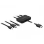 Adattatore per cavo video DeLOCK 85830 HDMI Type-A HDMI Mini DisplayPort USB Type-C nero