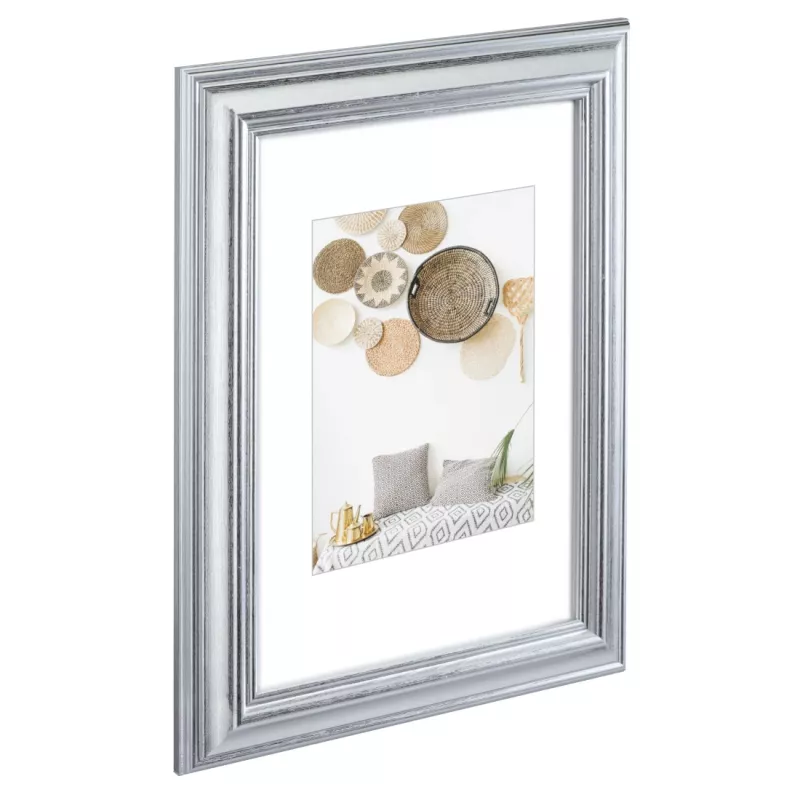 Hama Lobby cornice singola argento