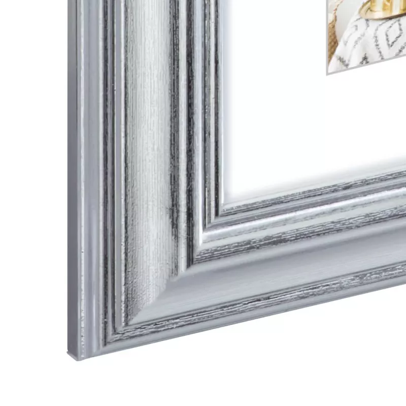 Hama Lobby cornice singola argento