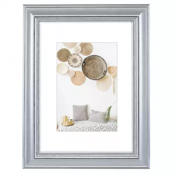 Hama Lobby cornice singola argento