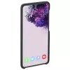 Hama Essential Line Finest Sense cover posteriore per Samsung Galaxy S20+ / S20+ 5G, similpelle, nero
