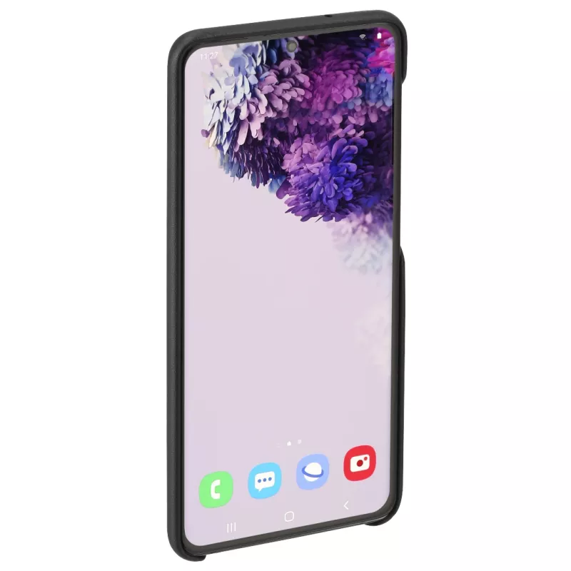 Hama Essential Line Finest Sense cover posteriore per Samsung Galaxy S20+ / S20+ 5G, similpelle, nero
