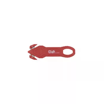 Wedo Taglia pellicola rosso Wedo 44 mm larghezza 132 mm lunghezza 4 mm spessore