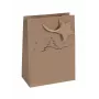 Sacchetto regalo Sigel GT038 marrone 170x90x230 mm