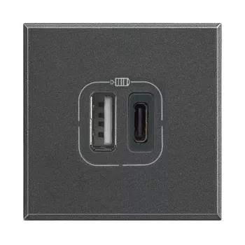 Legrand HS4287C2 presa 2x USB antracite