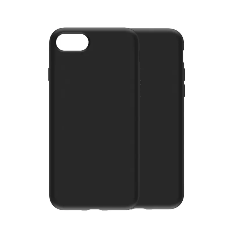 Cover PanzerGlass Biodegradable custodia iPhone 6 6s SE 2020 2022 7 8 nero