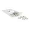 ACT CAT6A pass-through connettore modulare RJ45 schermato contatti dorati argento trasparente