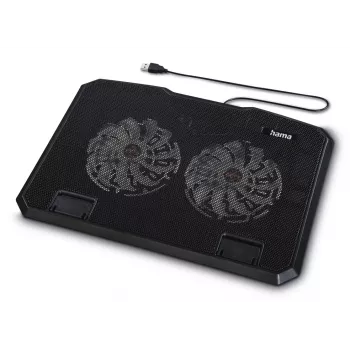 Hama nero Metal base di raffreddamento per laptop 39,6 cm (15,6