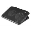 Hama nero Metal base di raffreddamento per laptop 39,6 cm (15,6 inch)