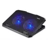 Hama nero Metal base di raffreddamento per laptop 39,6 cm (15,6 inch)
