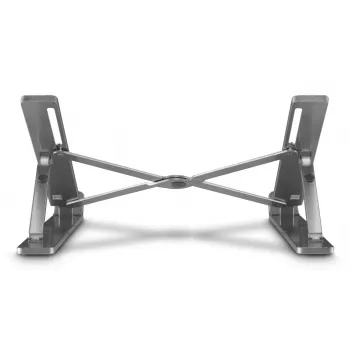 Hama supporto per laptop in alluminio argento 39,6 cm (15,6