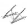 Hama supporto per laptop in alluminio argento 39,6 cm (15,6