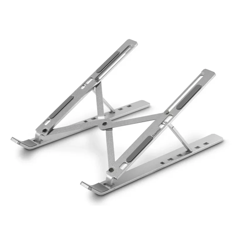Hama supporto per laptop in alluminio argento 39,6 cm (15,6