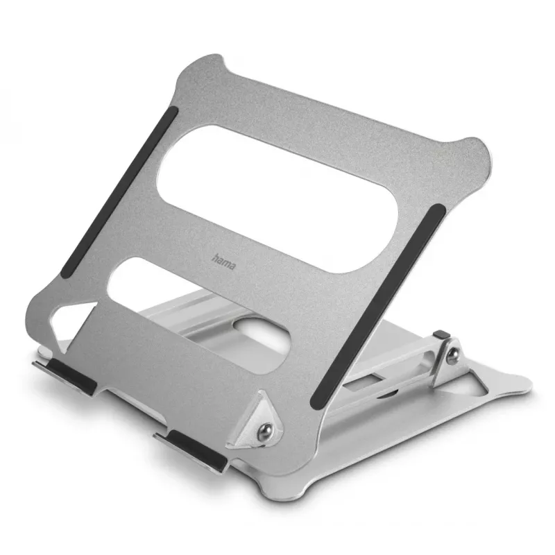 Hama supporto per laptop in alluminio argento 39,6 cm (15,6