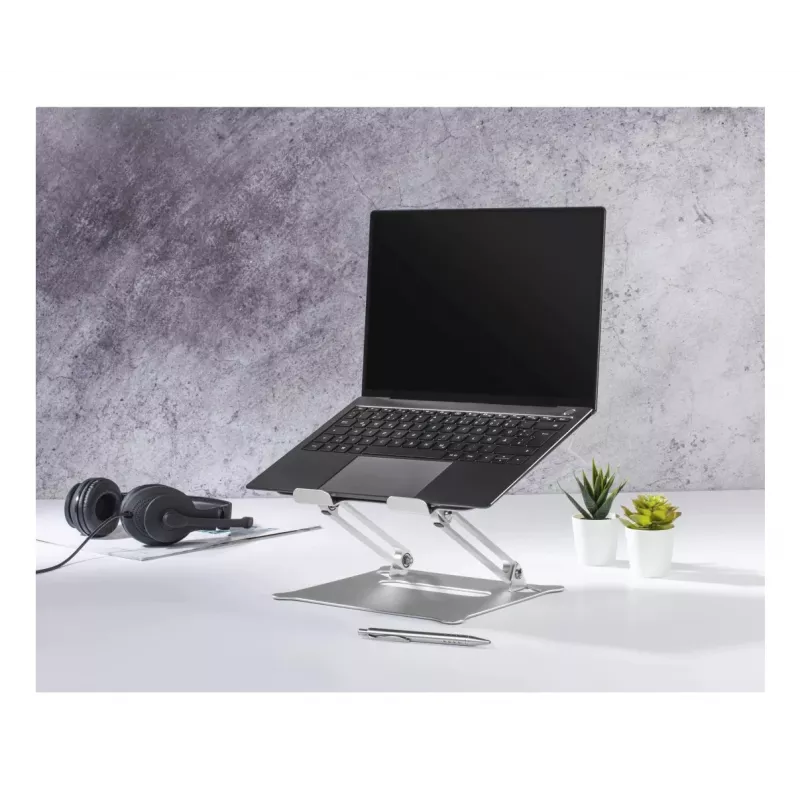 Hama supporto per laptop in alluminio argento 39,6 cm (15,6