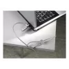 Hama Light lucchetto per laptop, combinazione a 4 cifre, acciaio al carbonio, argento
